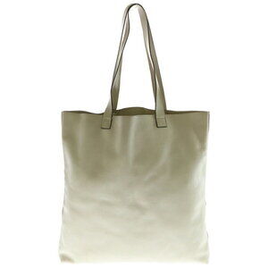 Gucci Sherry Bag Logo Beige Tote Leather Line Tan